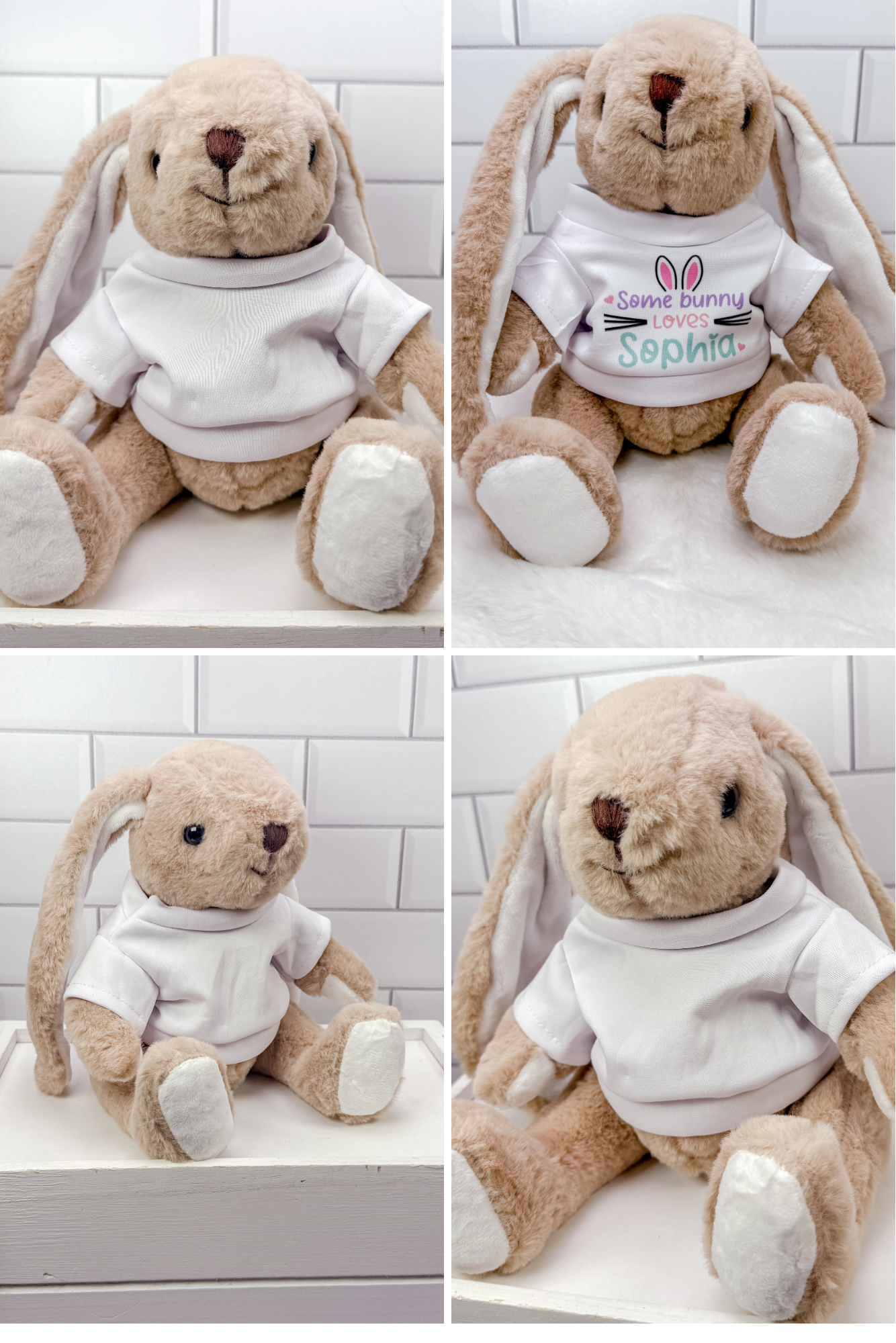 Personalized Brown Bunny