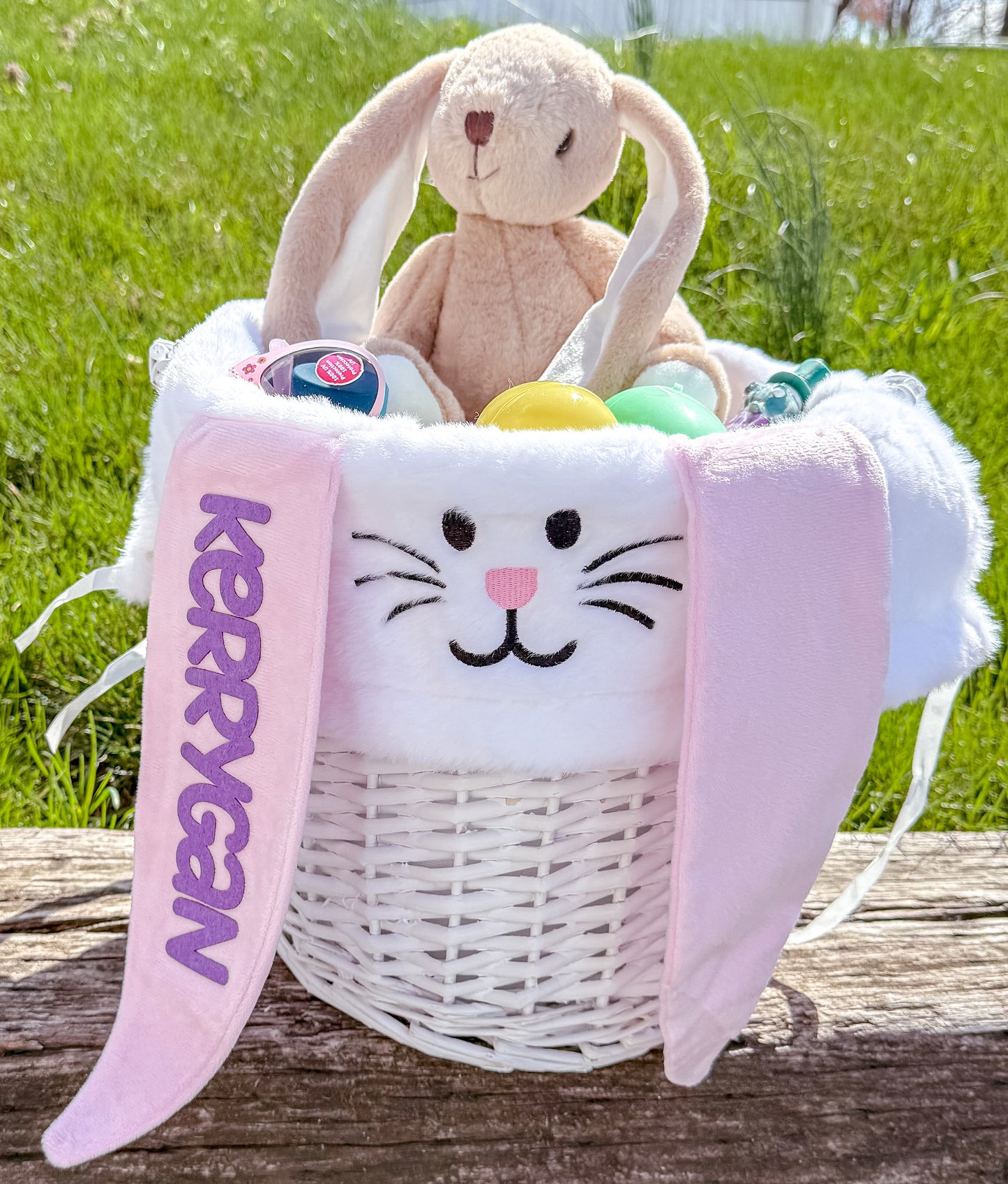 Personalized Bunny Basket