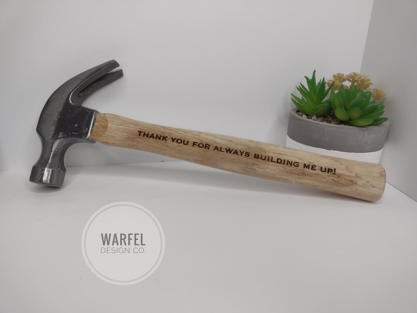 Engraved Wooden Hammer