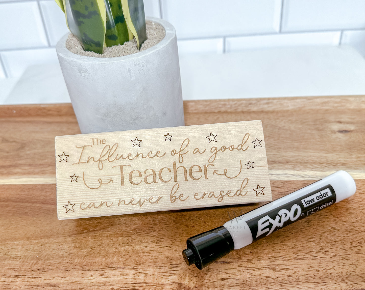 Engraved Teacher Eraser – Personalized Gift with Expo Marker