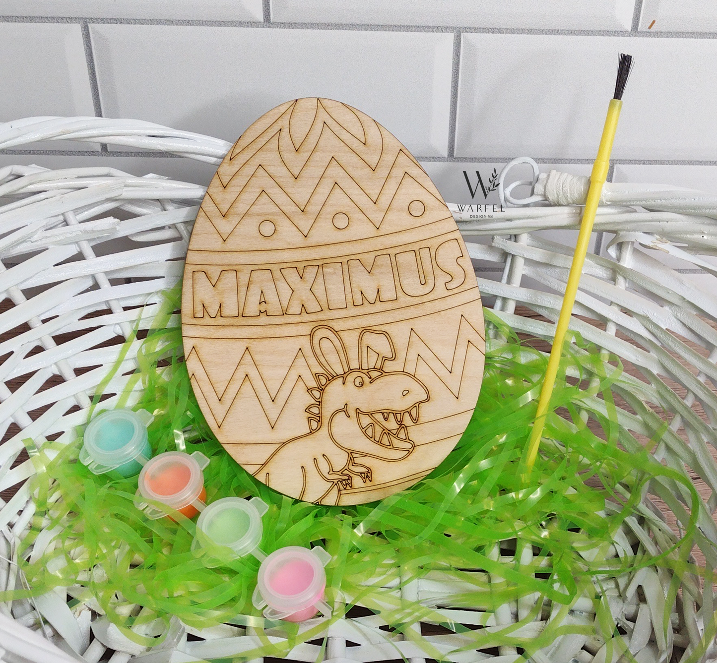 Personalized Easter Egg – Kids’ DIY Painting or Coloring Kit