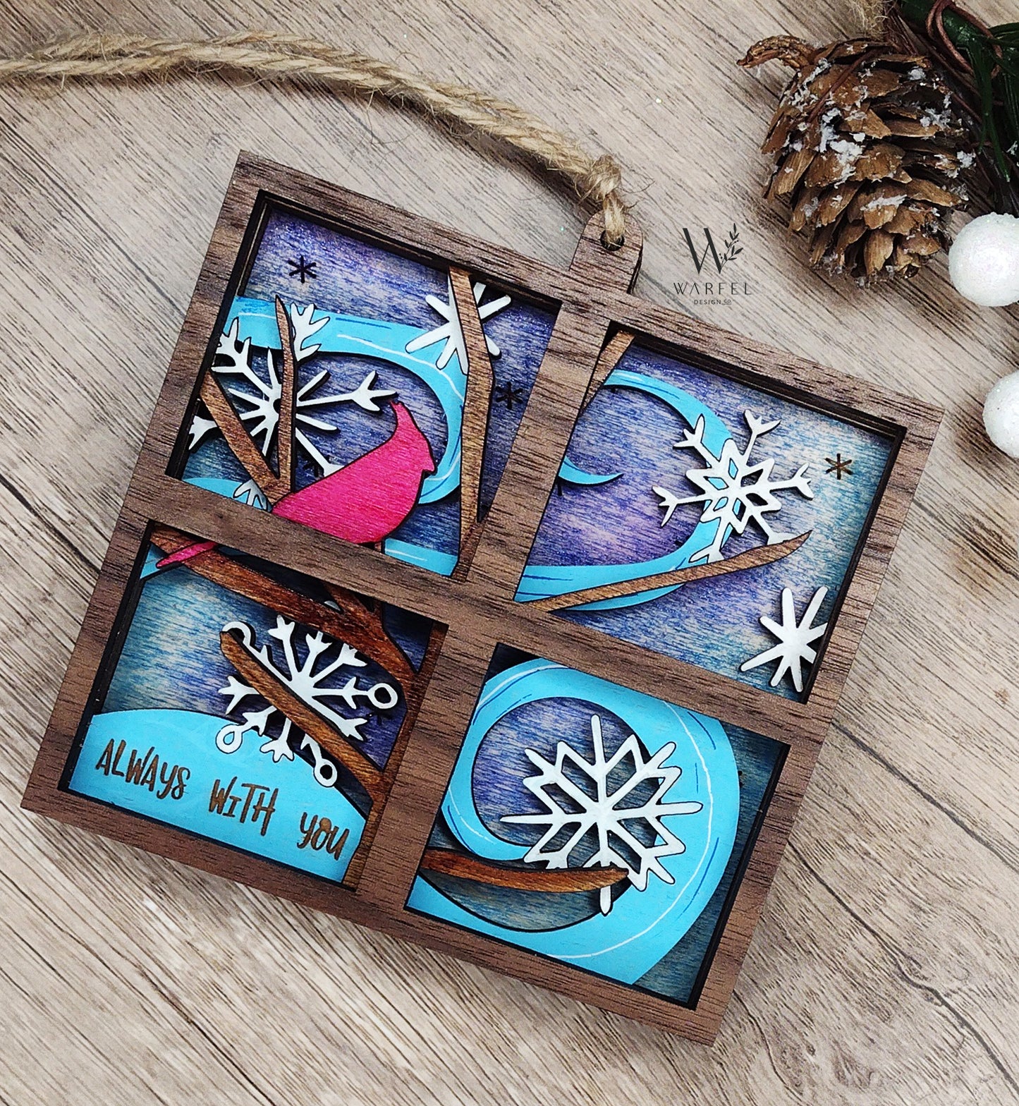 Always with you Cardinal ornament