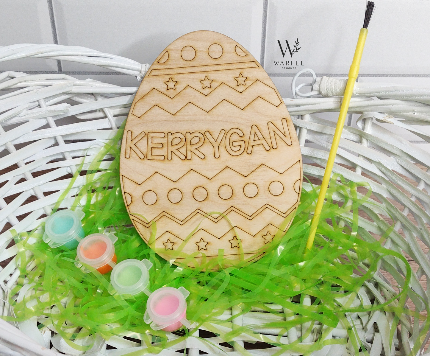 Personalized Easter Egg – Kids’ DIY Painting or Coloring Kit