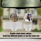 Double-Sided Angel Photo Charm – Memorial Pendant or Ornament