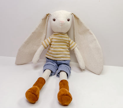 Cotton Linen Stuffed Bunnies