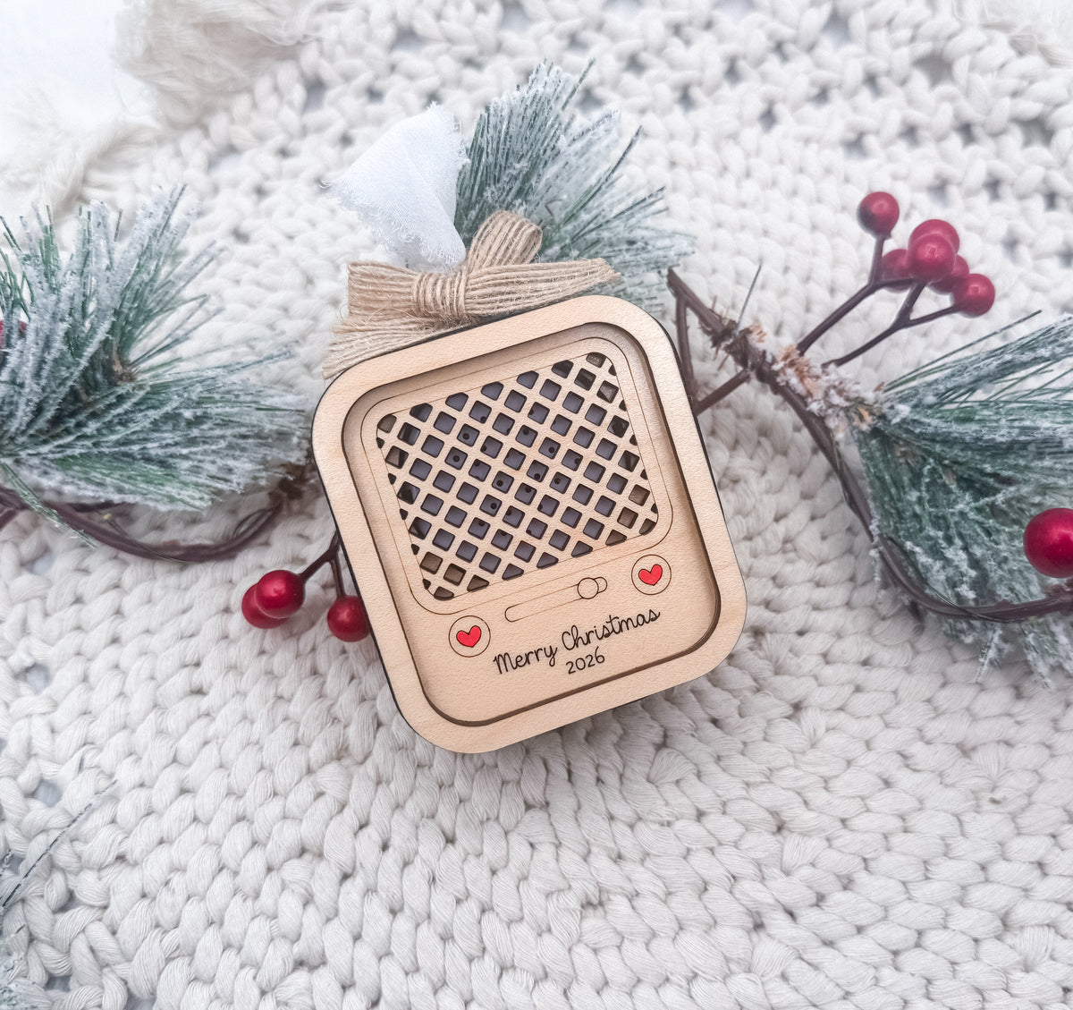 Custom Voice Recorder Ornament