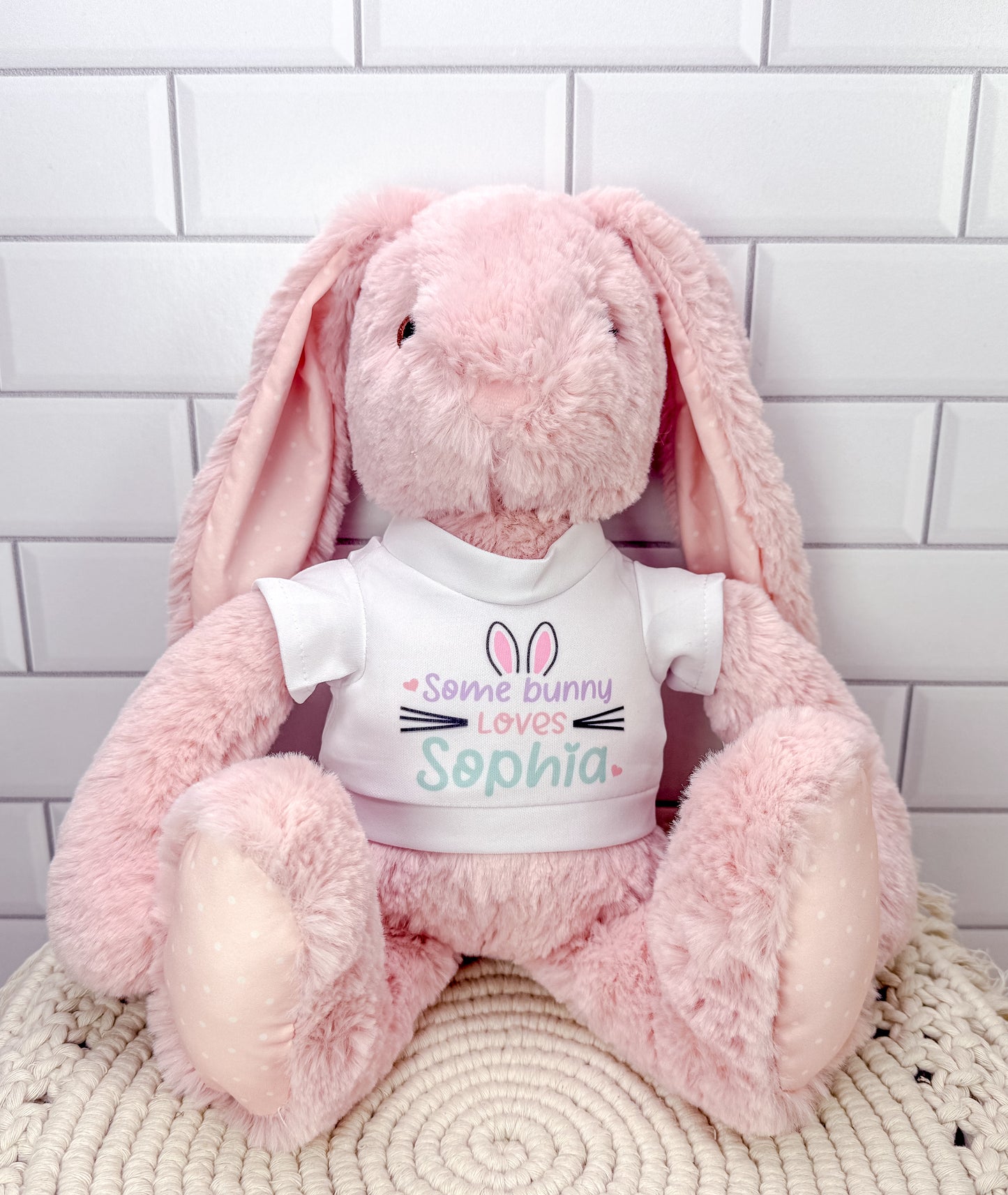Personalized Bunnies with T-shirt