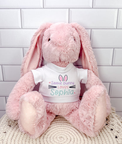 Personalized Bunnies with T-shirt