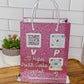 QR Code Sign For Business, Shopping Bag Style