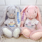 Personalized Bunny Rabbit- Customizable Stuffed Easter Bunnies