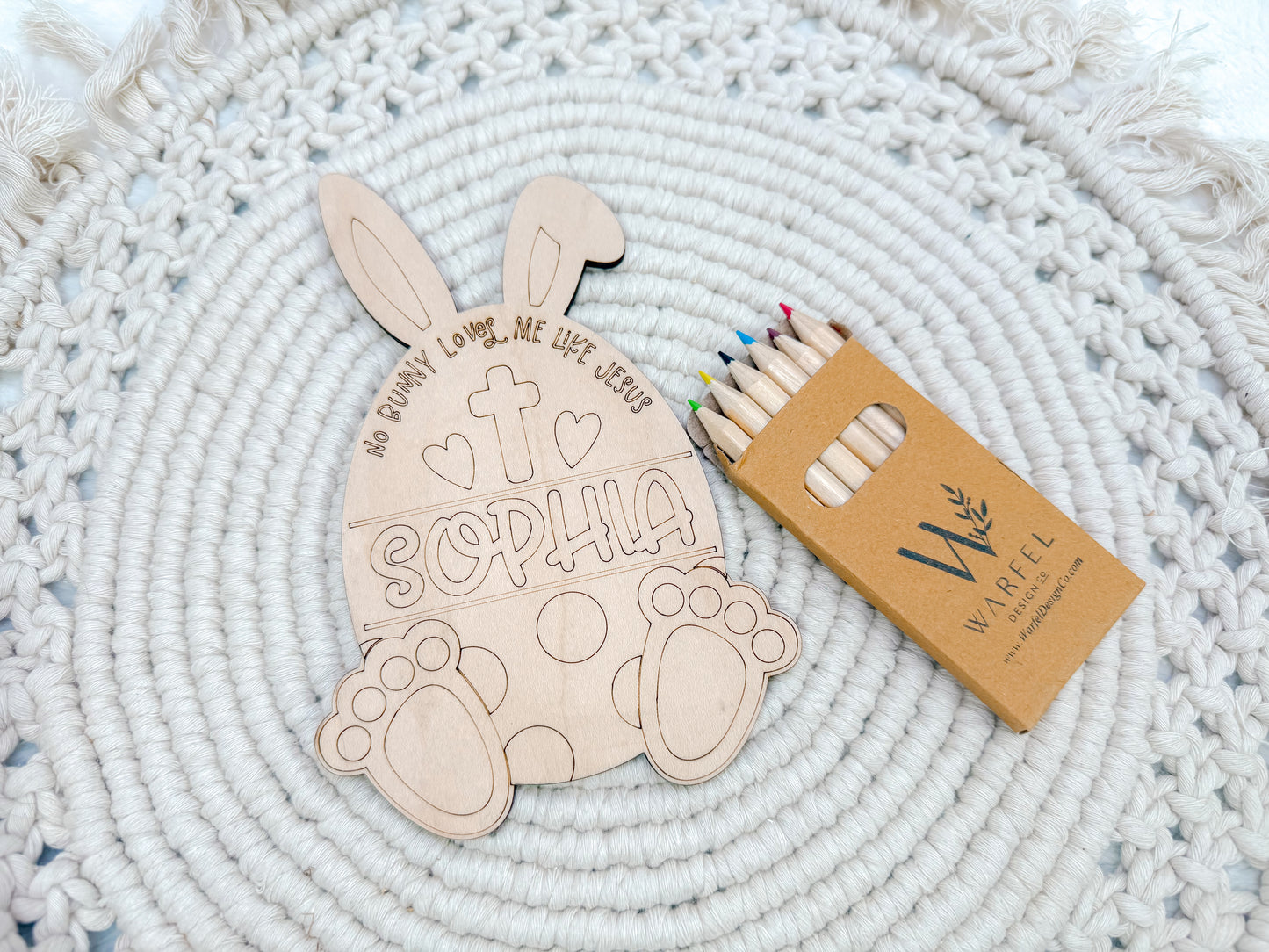 No Bunny Love you like Jesus DIY Egg Kit