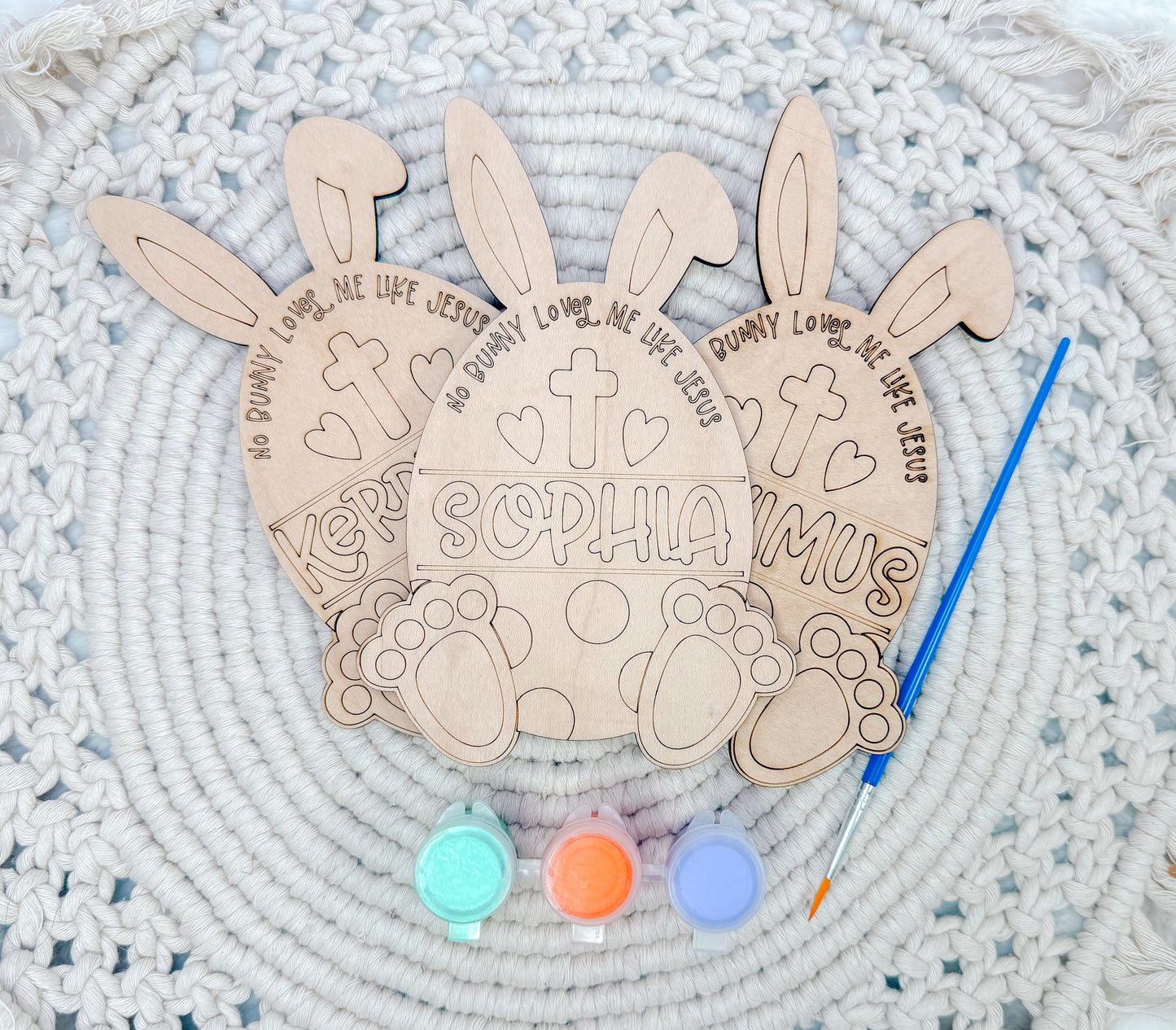 No Bunny Love you like Jesus DIY Egg Kit