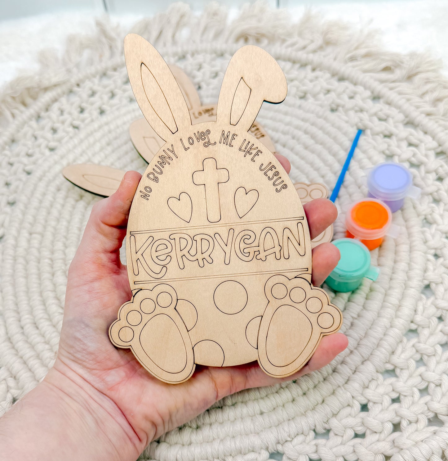 No Bunny Love you like Jesus DIY Egg Kit