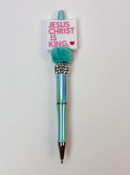 Jesus Christ is Lord Beaded Pen