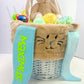 Bunny Easter Basket – Custom Easter Bunny Basket with Name on Ears