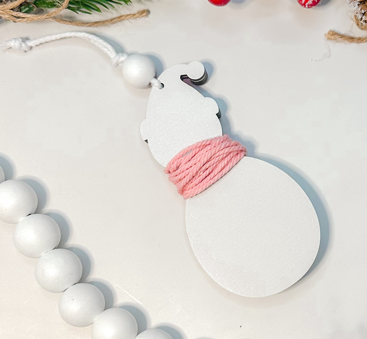 Snowman Height Tracker Ornament