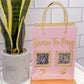 QR Code Sign For Business, Shopping Bag Style