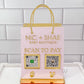 QR Code Sign For Business, Shopping Bag Style