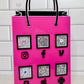 QR Code Sign For Business, Shopping Bag Style