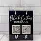 QR Code Sign For Business, Shopping Bag Style