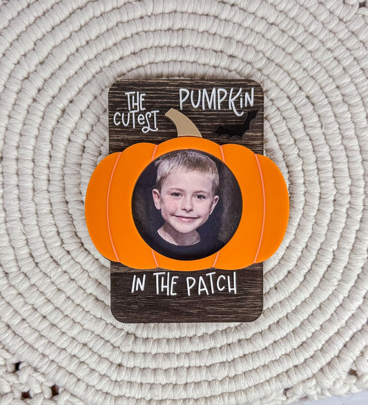 Pumpkin Patch Photo Magnet