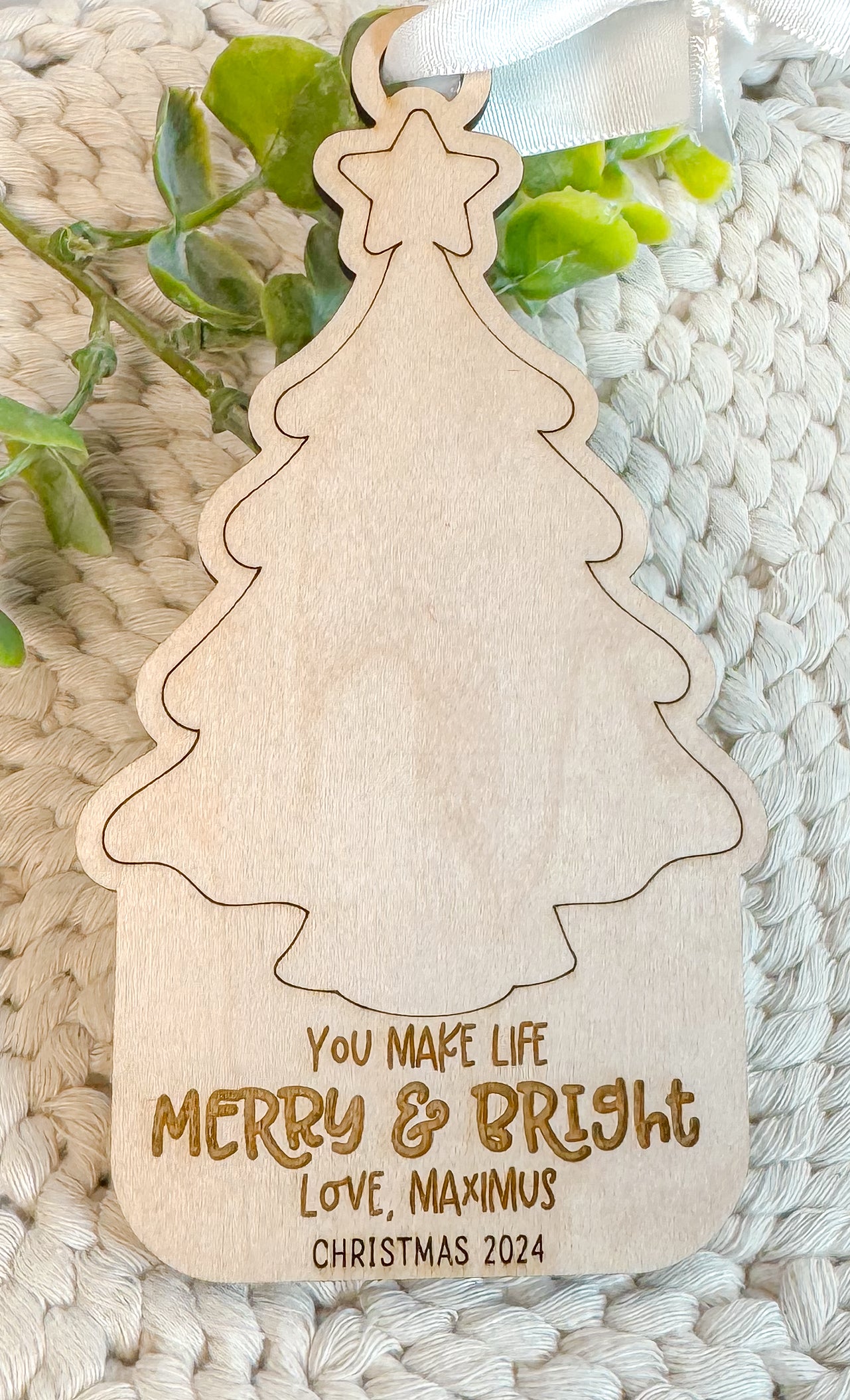 Fingerprint Christmas Ornament Kit