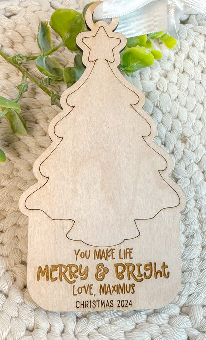 Fingerprint Christmas Ornament Kit