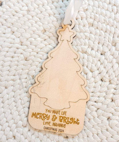 Fingerprint Christmas Ornament Kit