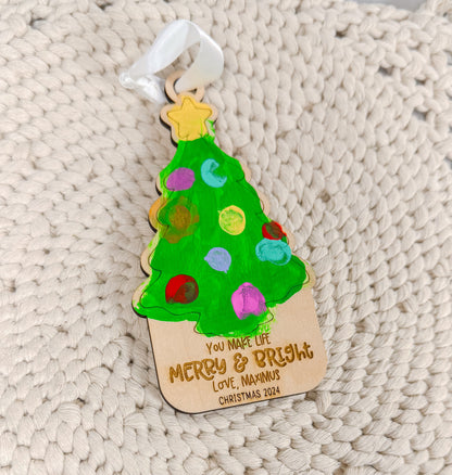 Fingerprint Christmas Ornament Kit