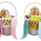 Bunny Easter Basket – Custom Easter Bunny Basket with Name on Ears