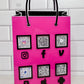 Shopping bag QR Code sign, Scan to pay acrylic sign, Social Media Sign, Custom business sign, Payment sign for craft shows vendor events
