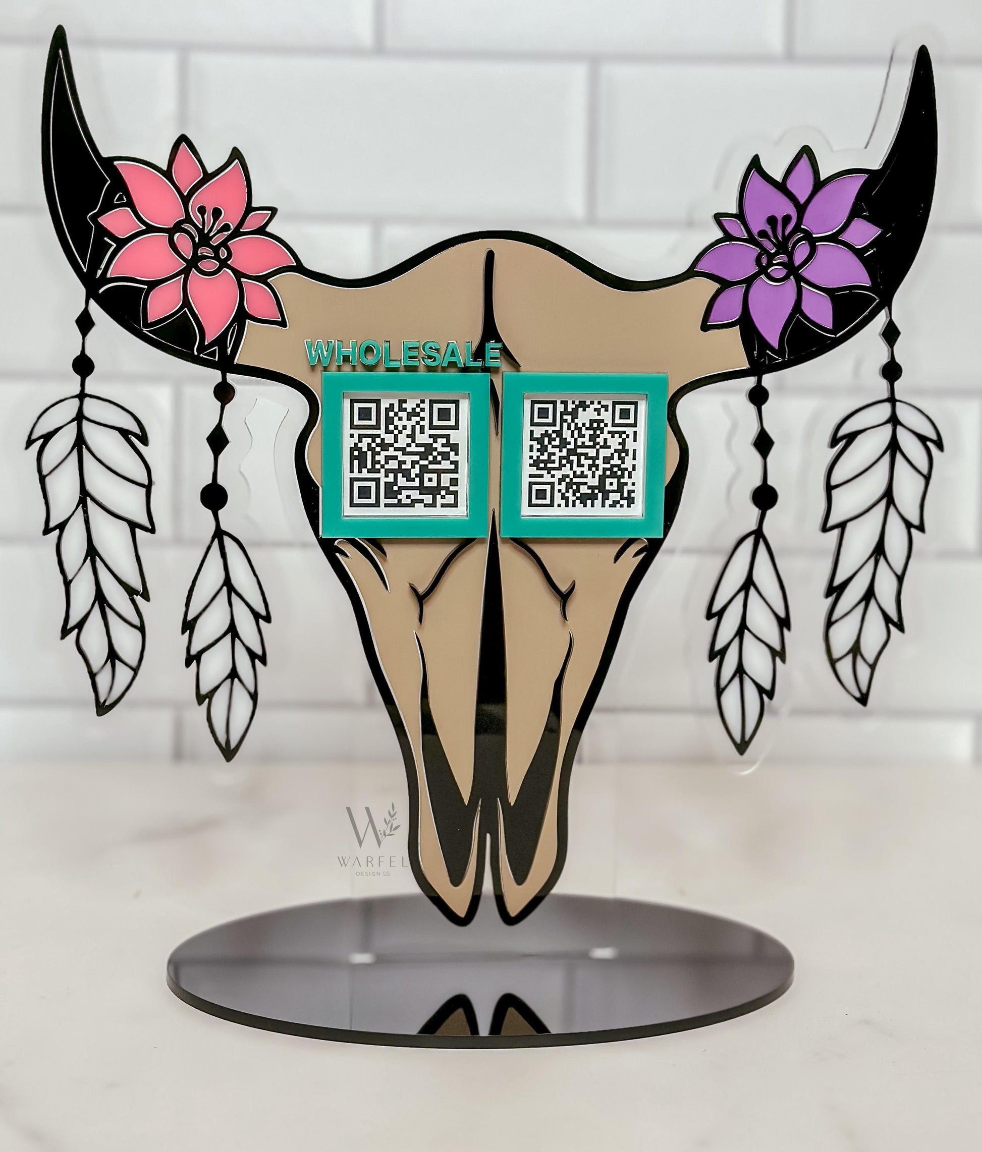 Custom Scan to Pay QR Code Sign, Venmo, Cash App, PayPal Acrylic Sign, Small Business Display, Vendor Table Payment Sign, shopping bag