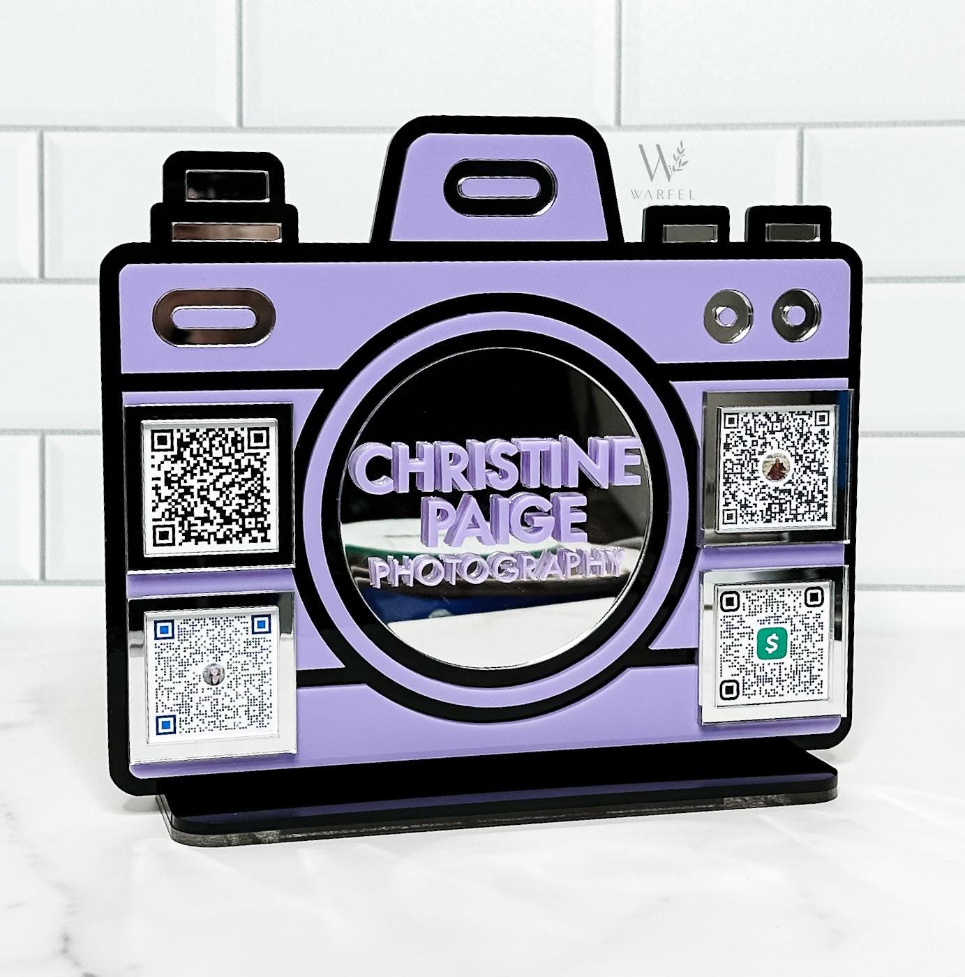 Custom Scan to Pay QR Code Sign Venmo CashApp PayPal Small Business Vendor Table Payment Sign Bartender tip jar laser cut Wedding sign decor