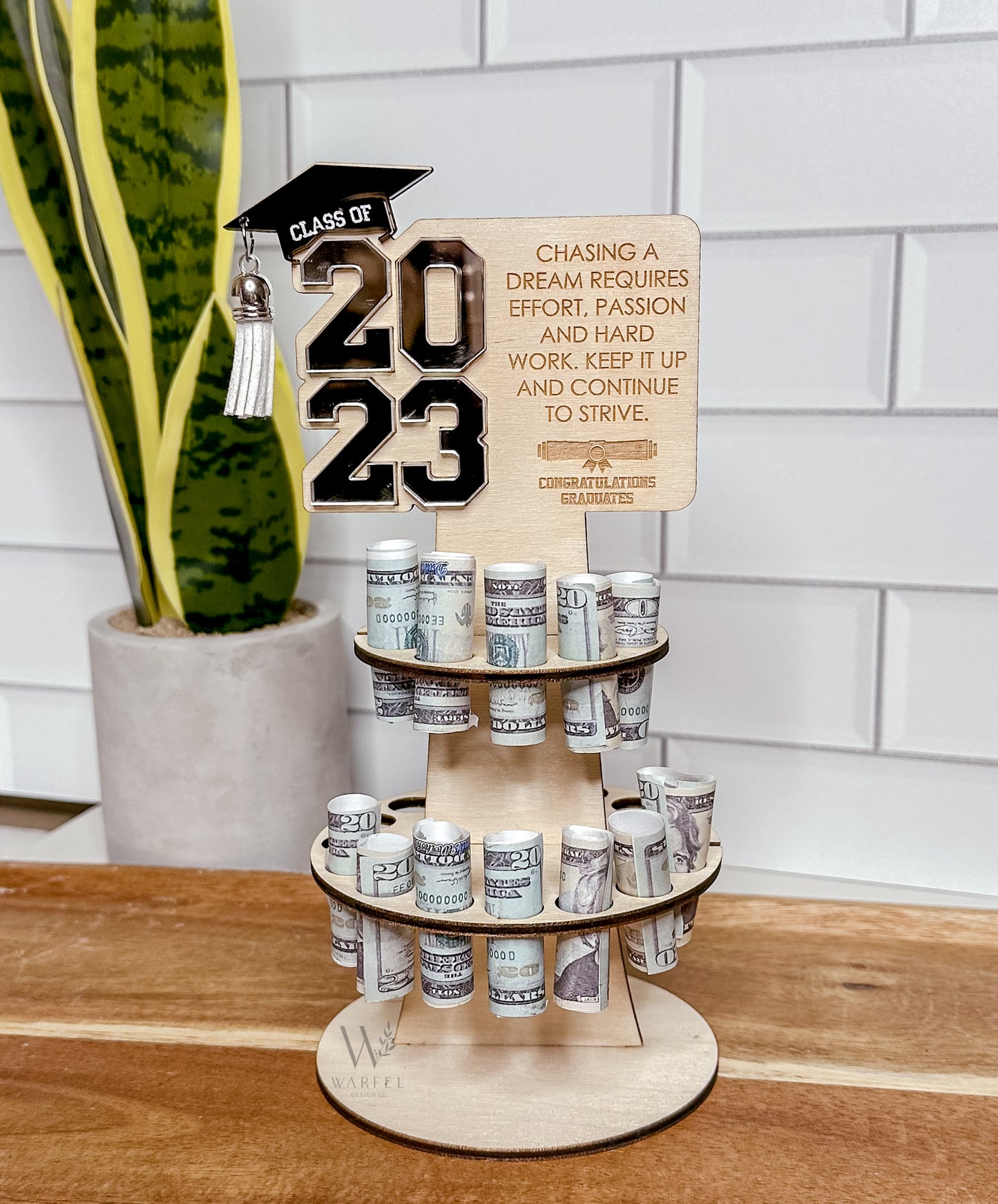 Graduation Money Cake