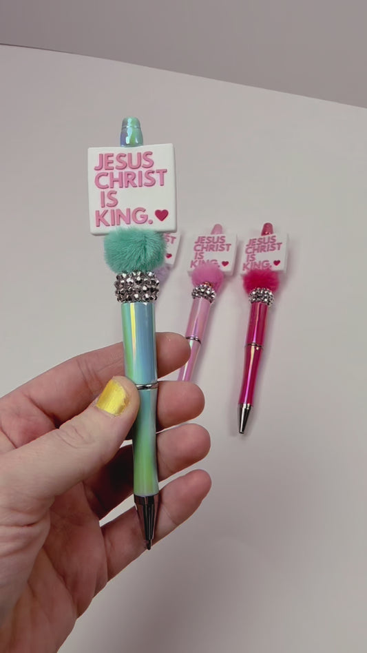 Jesus Christ is Lord Beaded Pen