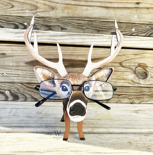 Deer eye glass holder
