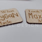 "Look What I Made" Fridge Magnet – Personalized Kids’ Art Display