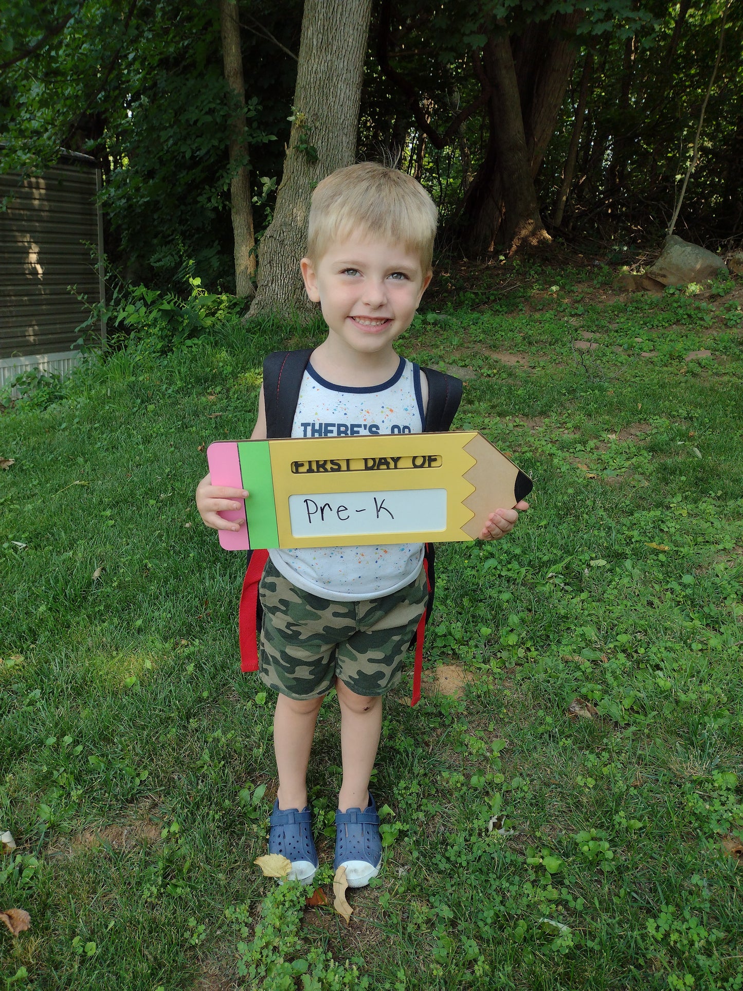 First/last day of school sign