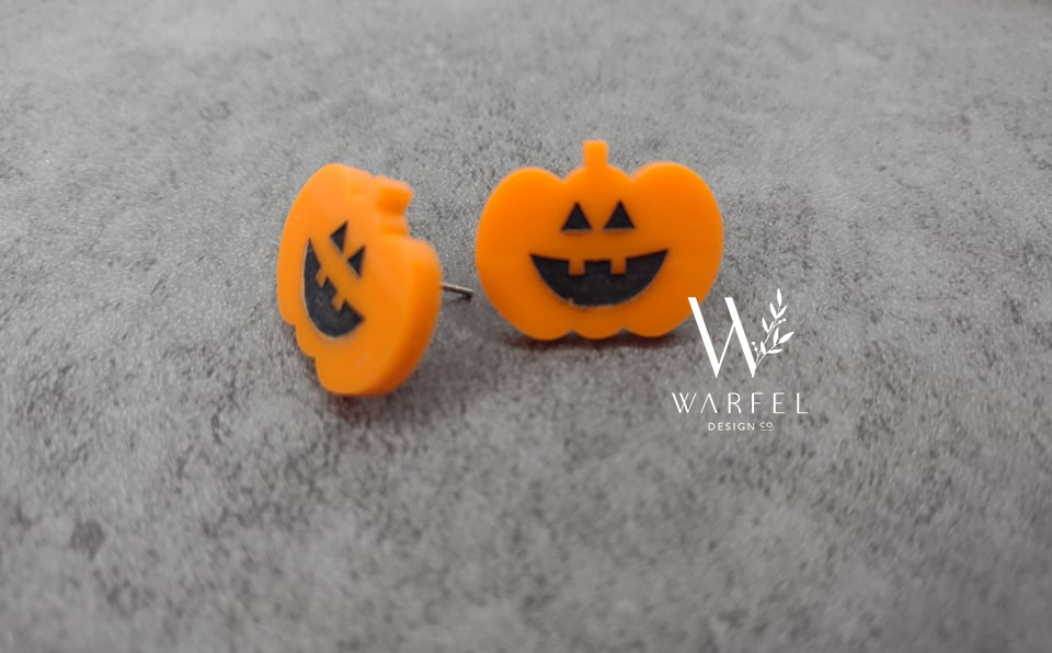 Jack-o'-Lantern Earrings