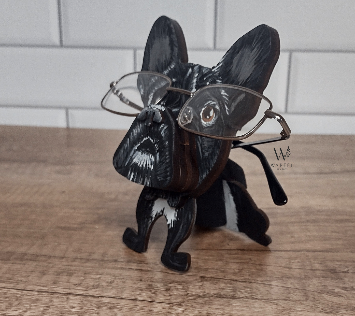 French Bulldog Eyeglasses Holder