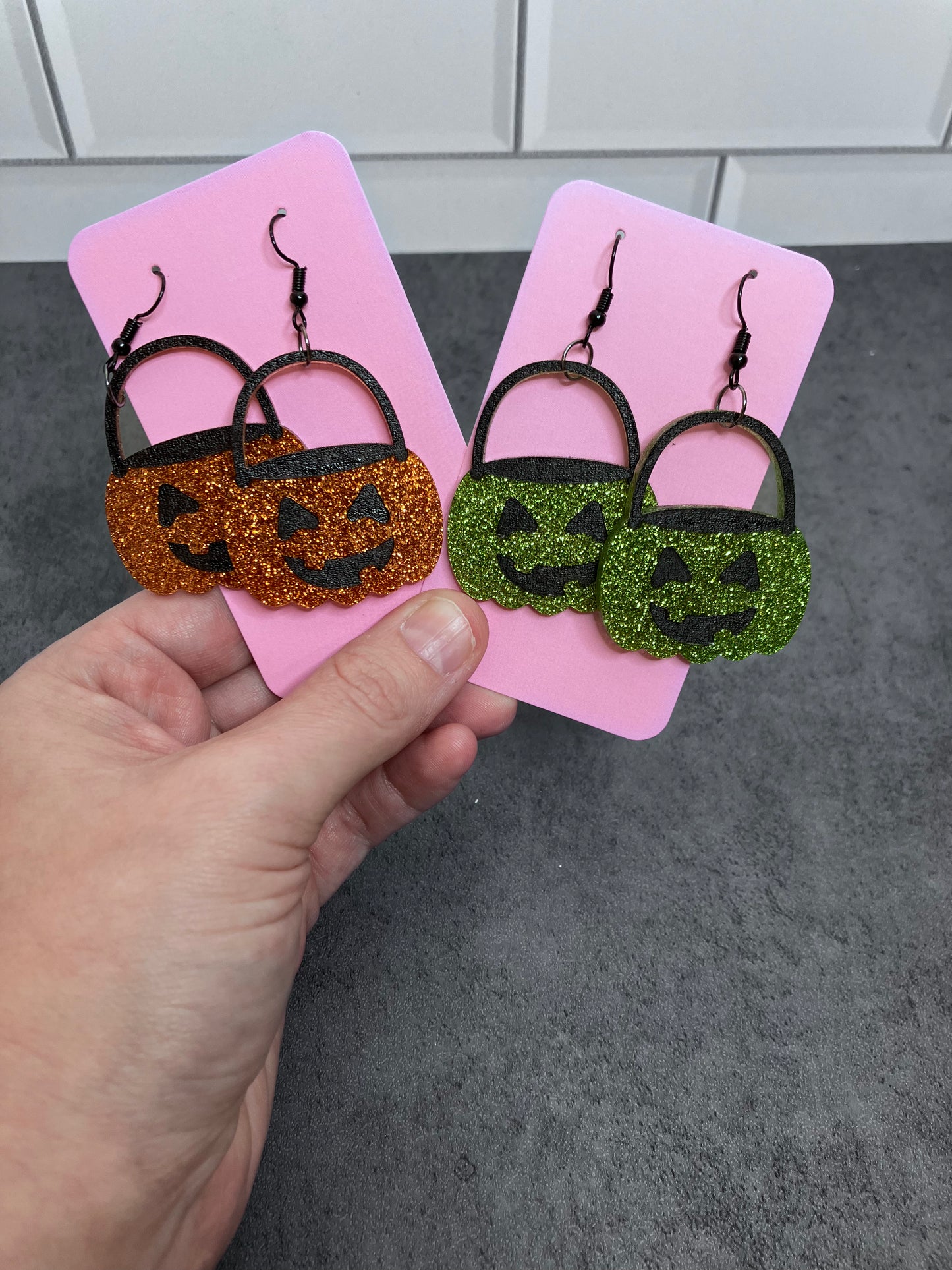 Pumpkin buckets Earrings