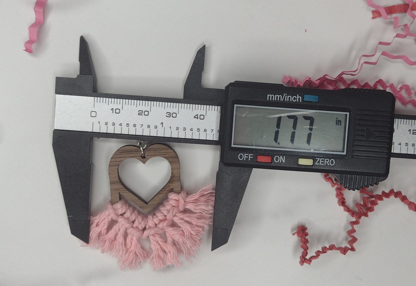 Heart Macramé Earrings