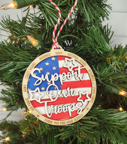 Support our Troops ornament