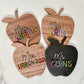 Teacher Apple Magnet – Personalized Wooden Gift for Teachers