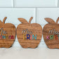 Teacher Apple Magnet – Personalized Wooden Gift for Teachers