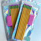 Back to School Bundle – Custom Engraved Pencils & Eraser Set