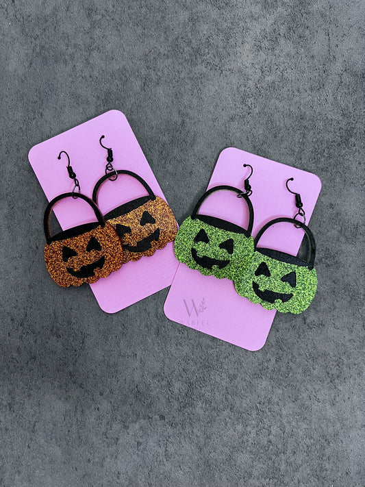 Pumpkin buckets Earrings