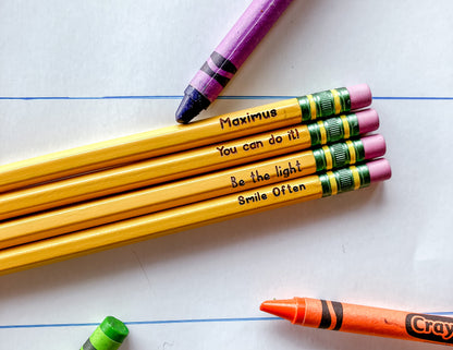 Personalized Pencils