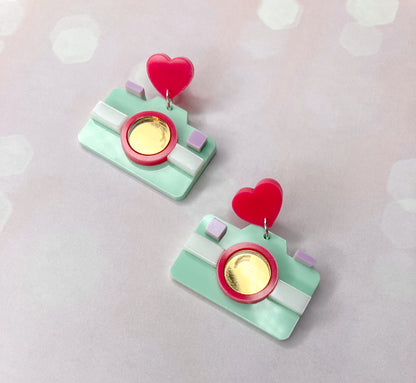 Oh Snap! Camera Earrings