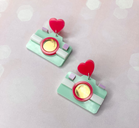 Oh Snap! Camera Earrings